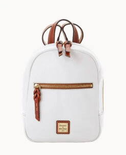 Pebble Grain Small Ronnie Backpack Midnight Blue -Dooney & Bourke B1872G AWWHPATN