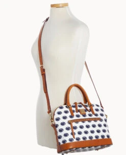 Collegiate Penn State University Domed Zip Satchel PENN STATE -Dooney & Bourke B1914G AAWHPANAPNST ALT4