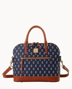 MLB Guardians Domed Zip Satchel Guardians -Dooney & Bourke B1914G MJNVPATNGUAR 1