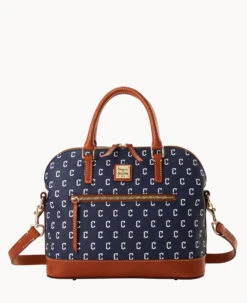 MLB Guardians Domed Zip Satchel Guardians -Dooney & Bourke B1914G MJNVPATNGUAR 2