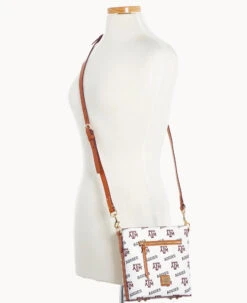 Collegiate Texas Achr(38)M University Small Zip Crossbody TEXAS A&M -Dooney & Bourke B1915G AAWHPANATXAM ALT4