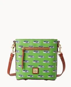 NFL Seahawks Small Zip Crossbody SEAHAWKS -Dooney & Bourke B1915G NJGRPATNSEAH 1