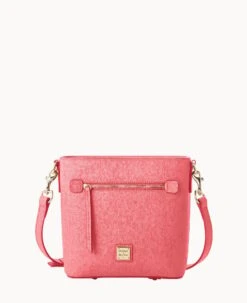 Saffiano Small Zip Crossbody Bubble Gum -Dooney & Bourke B1915G SIBZSIBZ0002 1