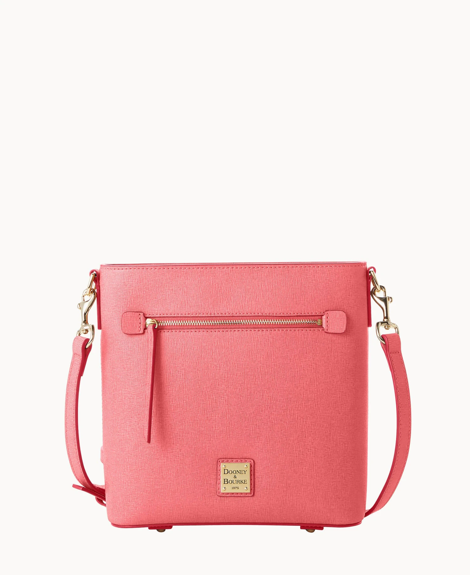 Saffiano Zip Crossbody Bubble Gum 6 Saffiano Zip Crossbody Bubble Gum - Image 6