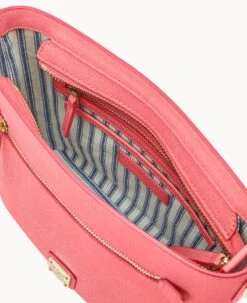 Saffiano Zip Crossbody Bubble Gum 28 Saffiano Zip Crossbody Bubble Gum -Dooney & Bourke B1920G SIBZSIBZ0002 ALT2 1