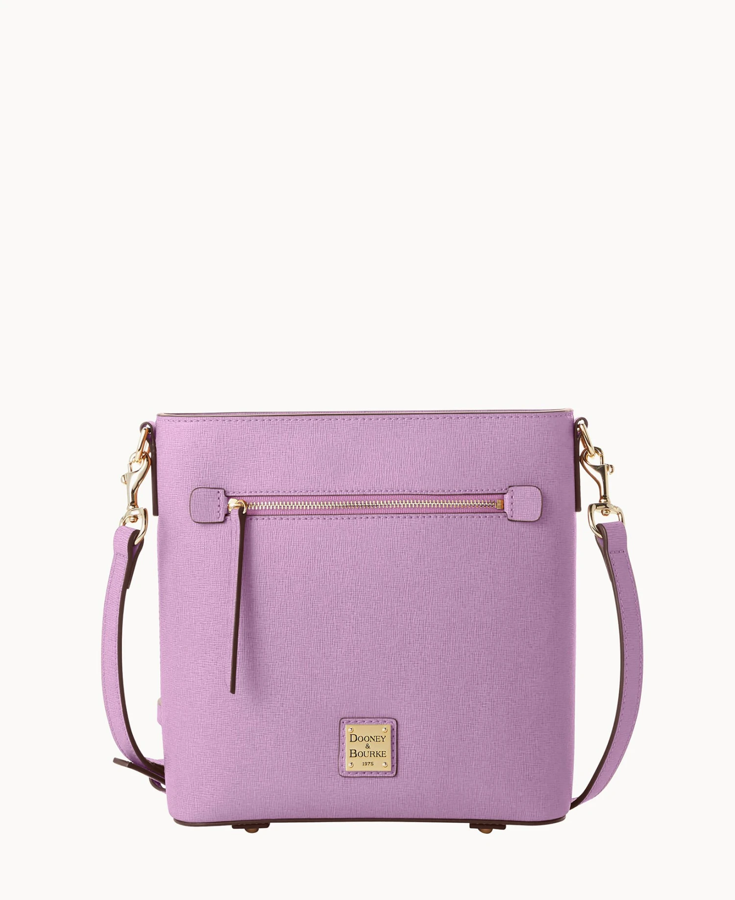 Saffiano Zip Crossbody Bubble Gum 19 Saffiano Zip Crossbody Bubble Gum - Image 19