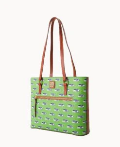 NFL Seahawks Shopper SEAHAWKS -Dooney & Bourke B1924G NJGRPATNSEAH ALT1 1