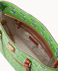 NFL Seahawks Shopper SEAHAWKS -Dooney & Bourke B1924G NJGRPATNSEAH ALT2