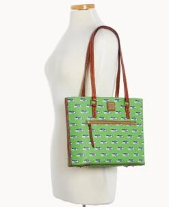 NFL Seahawks Shopper SEAHAWKS -Dooney & Bourke B1924G NJGRPATNSEAH ALT4 1