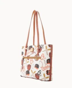 MLB Orioles Shopper ORIOLES -Dooney & Bourke B1924G QUMWPATNORLS ALT1 1