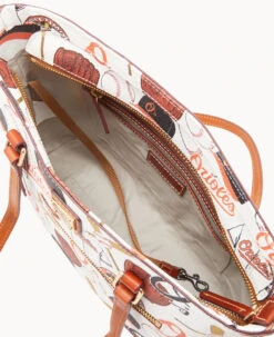 MLB Orioles Shopper ORIOLES -Dooney & Bourke B1924G QUMWPATNORLS ALT2