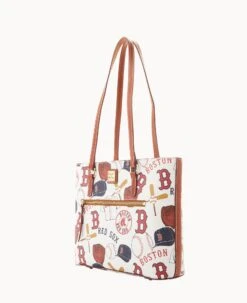 MLB Red Sox Shopper RED SOX -Dooney & Bourke B1924G QUMWPATNRDSX ALT1 1