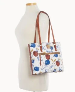 MLB Royals Shopper ROYALS 16 MLB Royals Shopper ROYALS -Dooney & Bourke B1924G QUMWPATNRYLS ALT4 1