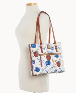 MLB Royals Shopper ROYALS 12 MLB Royals Shopper ROYALS -Dooney & Bourke B1924G QUMWPATNRYLS ALT4