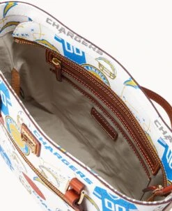 NFL Chargers Shopper CHARGERS 15 NFL Chargers Shopper CHARGERS -Dooney & Bourke B1924G QWMWPATNCHGR ALT2 1
