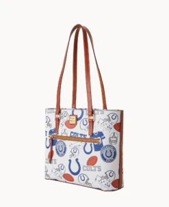 NFL Colts Shopper COLTS -Dooney & Bourke B1924G QWMWPATNCOLT ALT1 1
