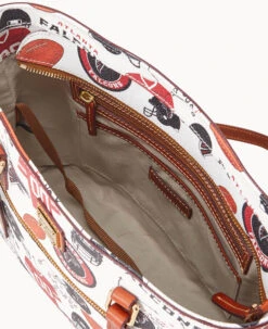 NFL Falcons Shopper FALCONS -Dooney & Bourke B1924G QWMWPATNFALC ALT2