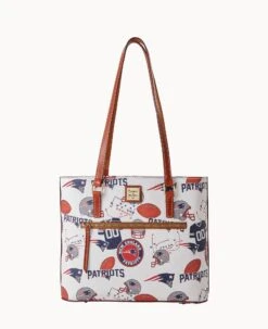 NFL Patriots Shopper PATRIOTS 13 NFL Patriots Shopper PATRIOTS -Dooney & Bourke B1924G QWMWPATNPATR 1