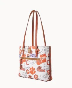 Collegiate Clemson University Shopper CLEMSON -Dooney & Bourke B1924G QXMWPATNCLM0 ALT1 1