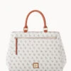 Gretta Zip Satchel Bone