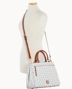 Gretta Zip Satchel Bone -Dooney & Bourke B1930G NGBOPATN ALT4