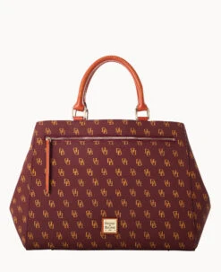 Gretta Zip Satchel Bone -Dooney & Bourke B1930G NGBXPATN