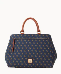 Gretta Zip Satchel Bone -Dooney & Bourke B1930G NGNVPATN