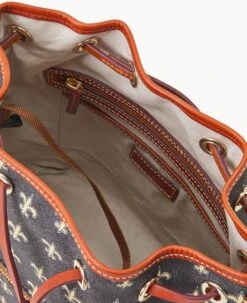 NFL Saints Drawstring Saints -Dooney & Bourke B1935G N4BLPATNSNTS ALT2 1