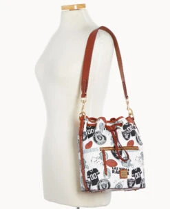NFL Raiders Drawstring RAIDERS -Dooney & Bourke B1935G QWMWPATNRAID ALT4