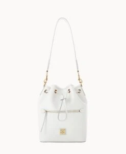 Saffiano Drawstring Off White -Dooney & Bourke B1935G SIOWSIOW0002 2