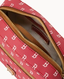 MLB Red Sox Camera Zip Crossbody RED SOX -Dooney & Bourke B1936G MJRDPATNRDSX ALT2