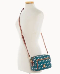 NFL Eagles Camera Zip Crossbody Eagles -Dooney & Bourke B1936G NJGRPATNEAGL ALT4 1