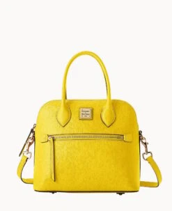 Saffiano Domed Satchel Black -Dooney & Bourke B1954G SIFOSIFO