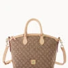 Maritime Domed Satchel Brown