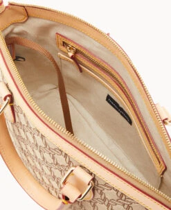 Maritime Domed Satchel Brown -Dooney & Bourke B1954G XEBNSVNA ALT2