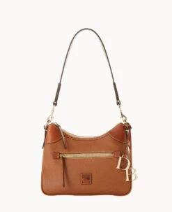 Pebble Grain Small Hobo Caramel -Dooney & Bourke B1956G 9PCAPAKR 1