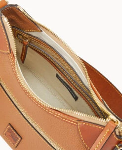 Pebble Grain Small Hobo Caramel -Dooney & Bourke B1956G 9PCAPAKR ALT2