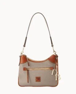 Pebble Grain Small Hobo Caramel -Dooney & Bourke B1956G 9PTPPAKR