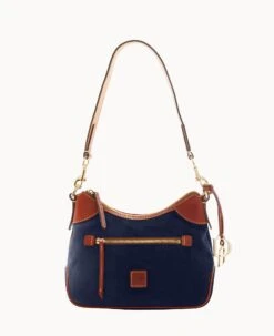 Suede Small Hobo Black 25 Suede Small Hobo Black -Dooney & Bourke B1956G SUNVPATN0002