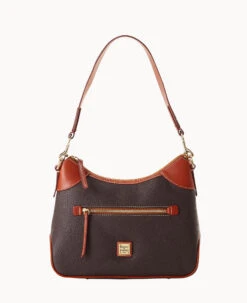 Pebble Grain Hobo Brown Tmoro 30 Pebble Grain Hobo Brown Tmoro -Dooney & Bourke B1957G AWBMPATNLING 2
