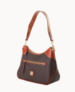 Pebble Grain Hobo Brown Tmoro 22 Pebble Grain Hobo Brown Tmoro -Dooney & Bourke B1957G AWBMPATNLING ALT1