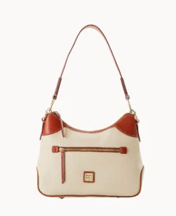 Pebble Grain Hobo Brown Tmoro 31 Pebble Grain Hobo Brown Tmoro -Dooney & Bourke B1957G AWBOPATNLING