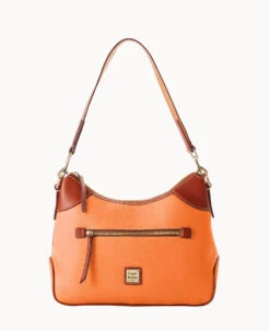 Pebble Grain Hobo Brown Tmoro 33 Pebble Grain Hobo Brown Tmoro -Dooney & Bourke B1957G AWCRPATNLING