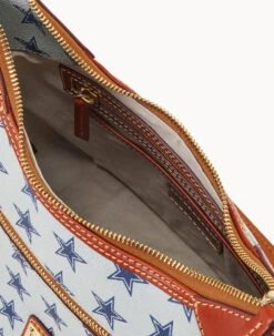 NFL Cowboys Hobo COWBOYS 11 NFL Cowboys Hobo COWBOYS -Dooney & Bourke B1957G NJGYPATNCOWB ALT2