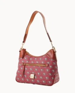 NFL 49ERS Hobo 49ERS -Dooney & Bourke B1957G NJRDPATN49ER ALT1 1
