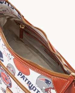 NFL Patriots Hobo PATRIOTS 11 NFL Patriots Hobo PATRIOTS -Dooney & Bourke B1957G QWMWPATNPATR ALT2