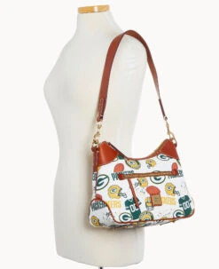 NFL Packers Hobo PACKERS -Dooney & Bourke B1957G QWMWPATNPCKR ALT4