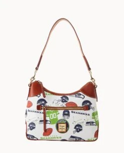 NFL Seahawks Hobo SEAHAWKS -Dooney & Bourke B1957G QWMWPATNSEAH 1