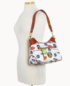 NFL Seahawks Hobo SEAHAWKS -Dooney & Bourke B1957G QWMWPATNSEAH ALT4