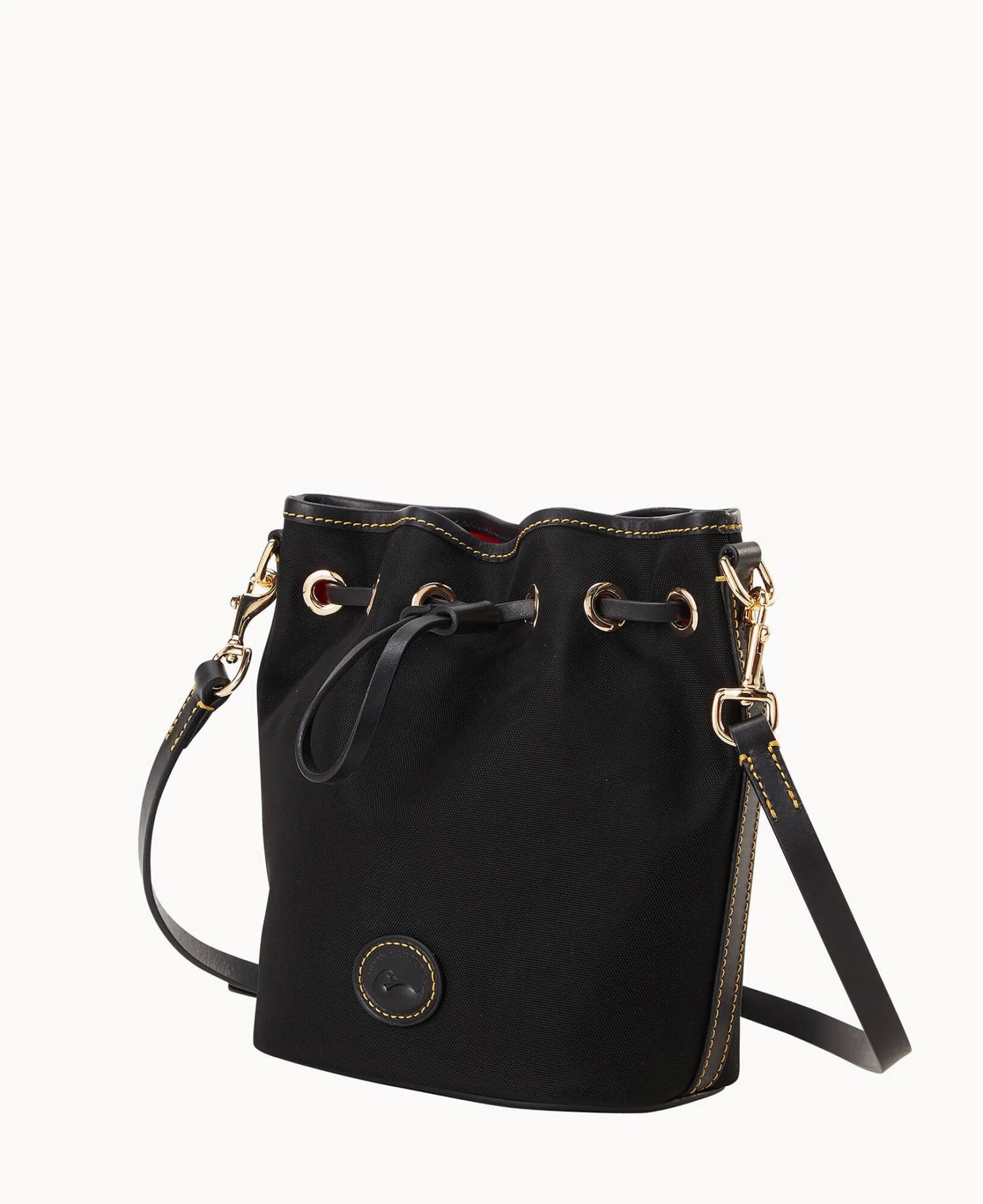 Nylon Small Drawstring Black Black 6 Nylon Small Drawstring Black Black - Image 6